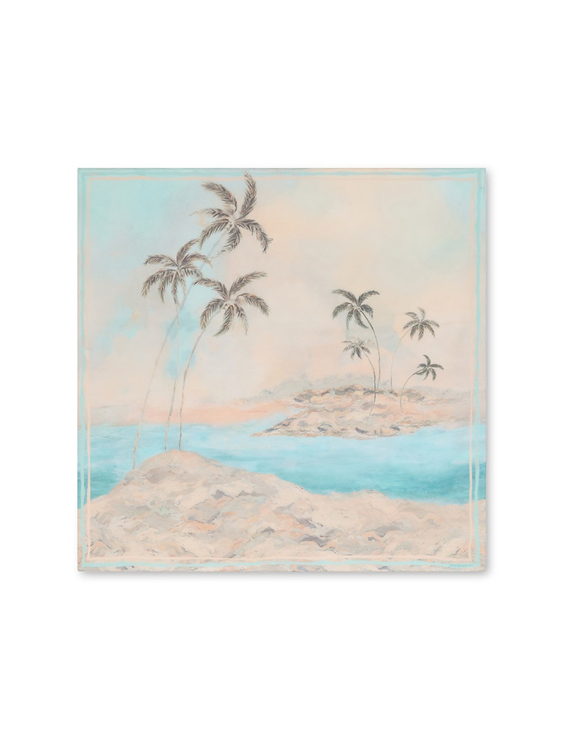 PRINTED SILK SQUARE 70 3