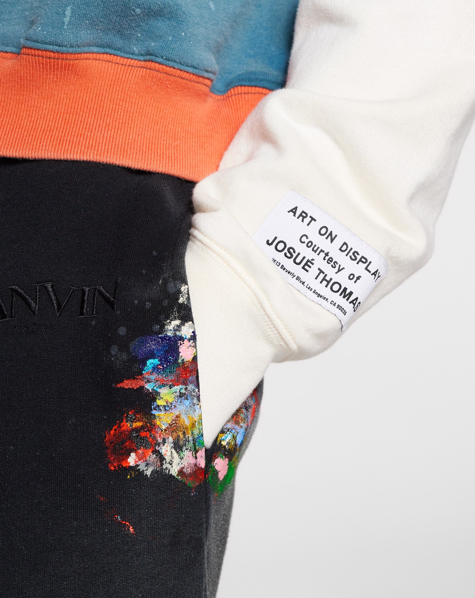 GALLERY DEPT. X LANVIN CREWNECK SWEATSHIRT - 5