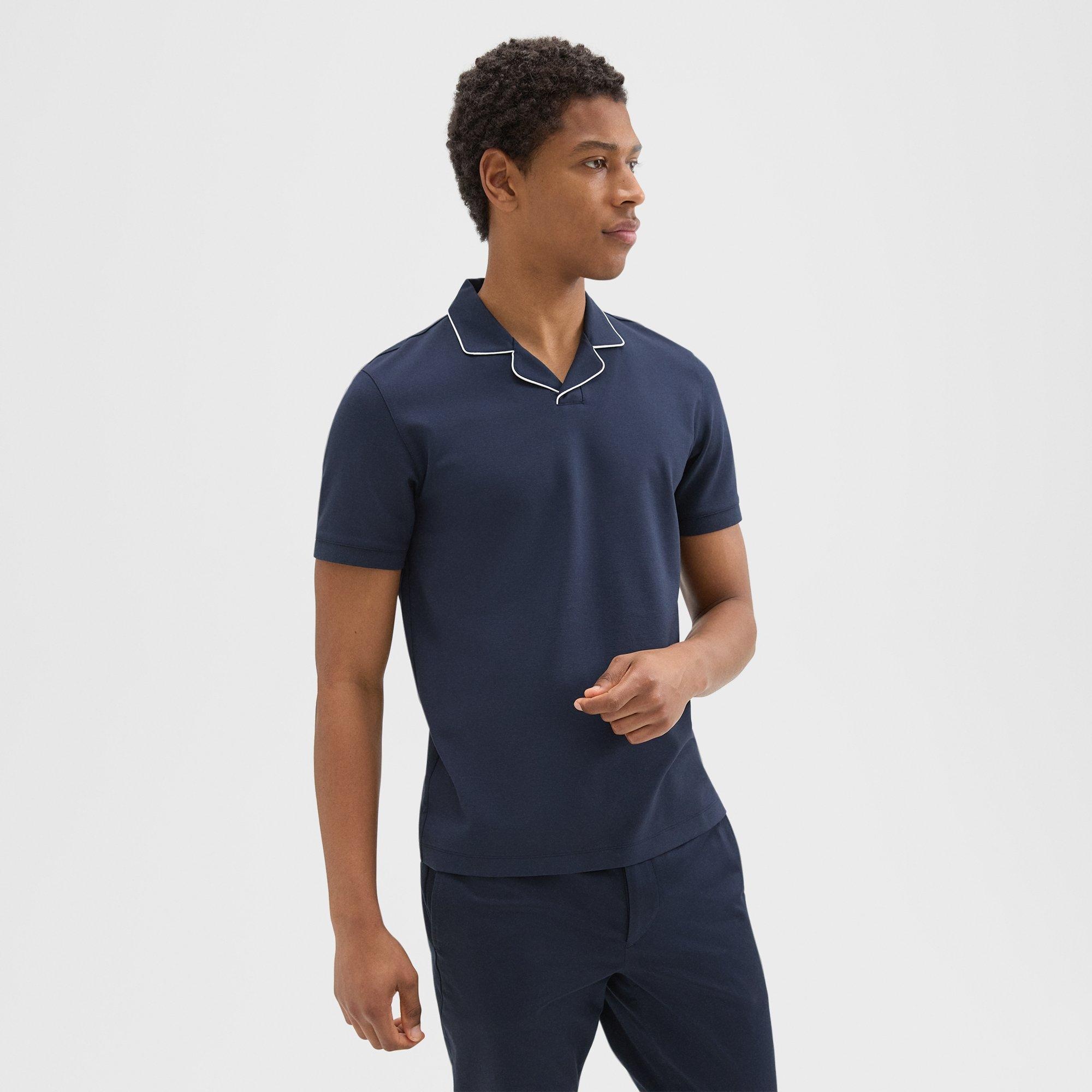 Johnny Collar Polo in Relay Jersey - 3