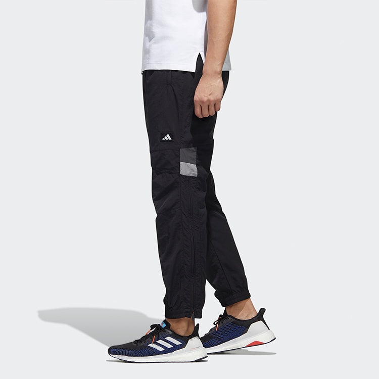 Men's adidas logo Casual Black Sports Pants/Trousers/Joggers GM4437 - 5