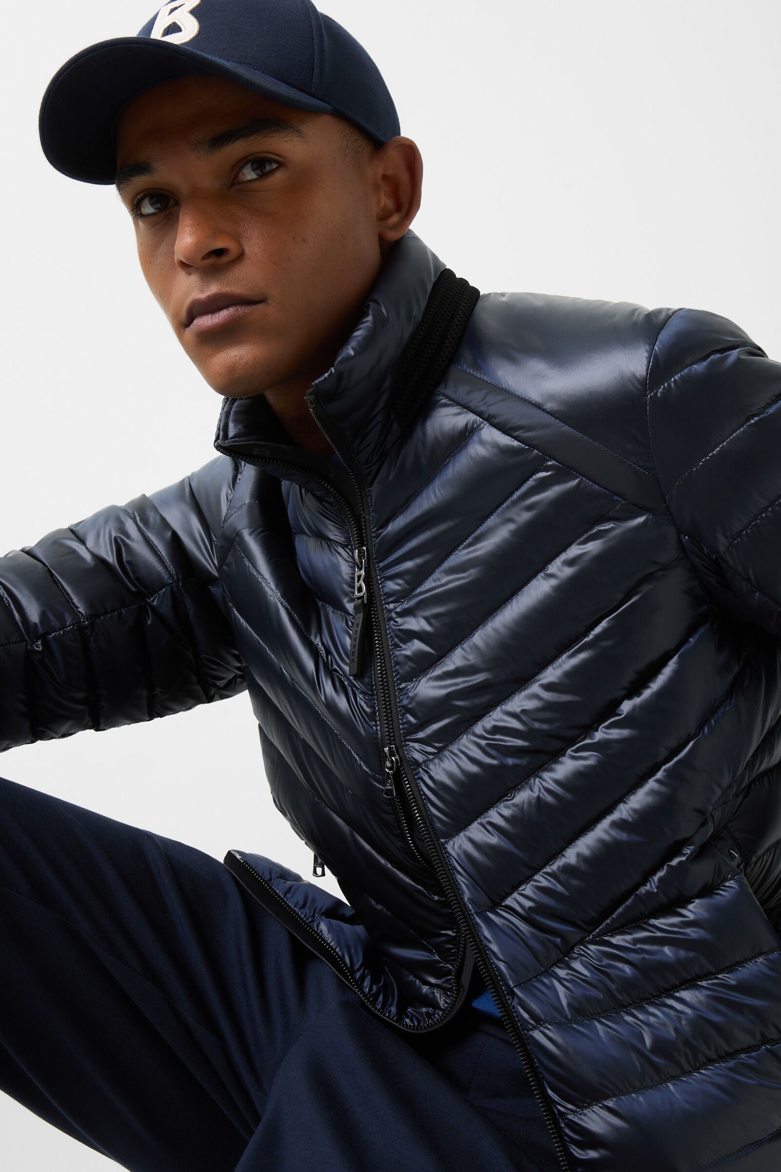 Liman Lightweight down jacket in Navy blue - 7