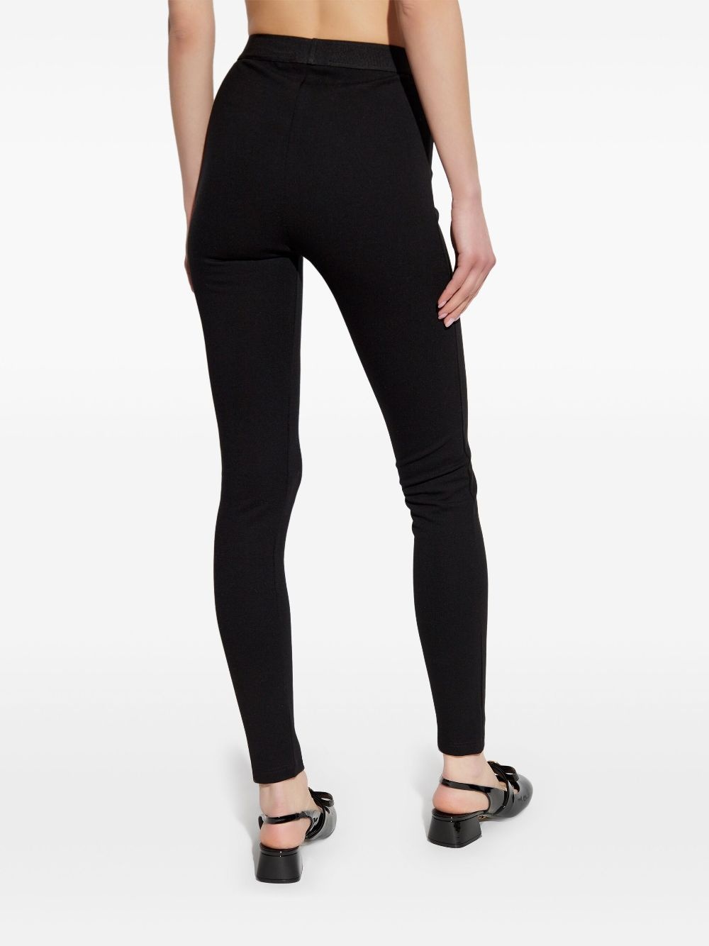 elasticated-waist leggings - 3