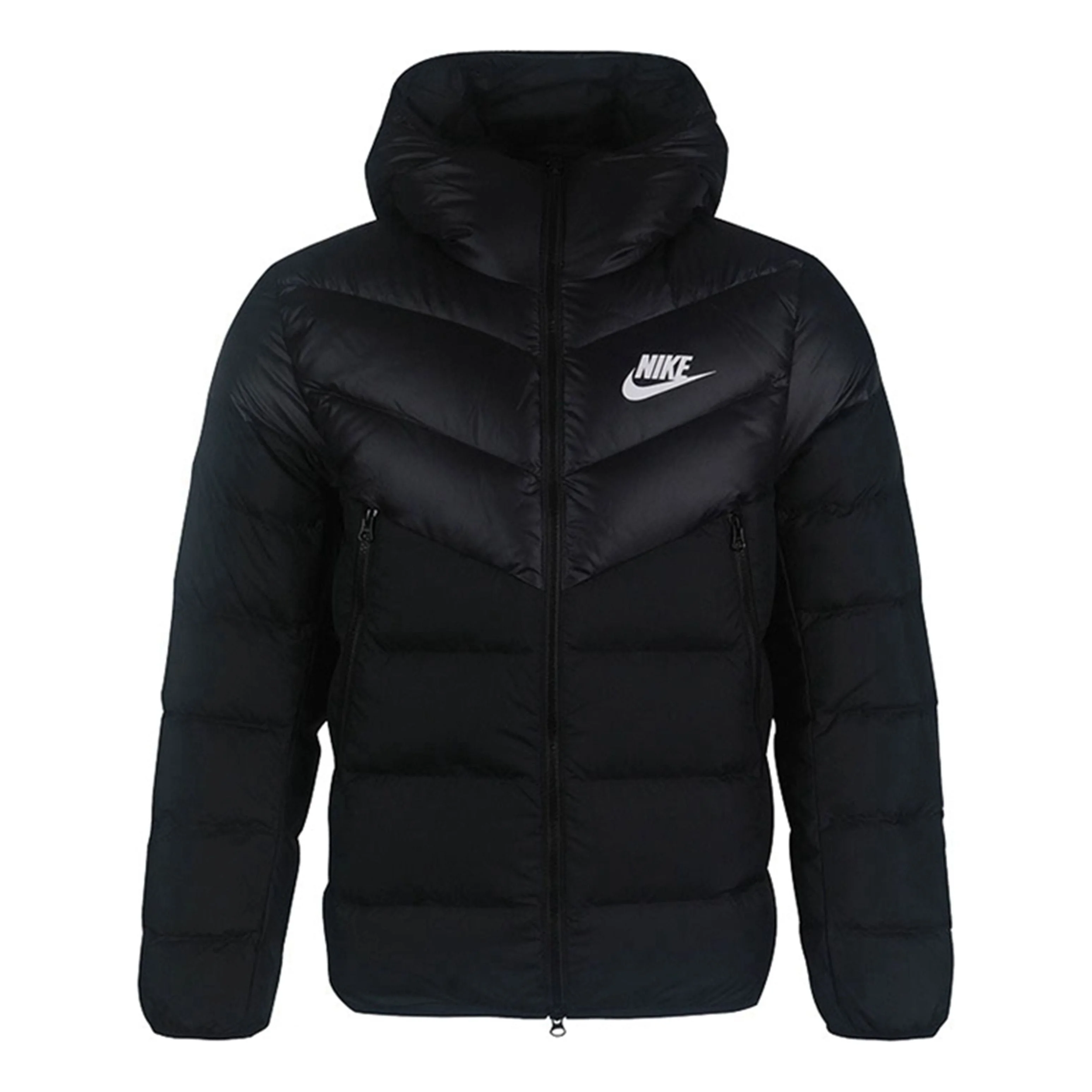 Nike Sportswear Down 필 스포츠 후드 다운 재킷 남자 블랙 CU0226-010 - 1