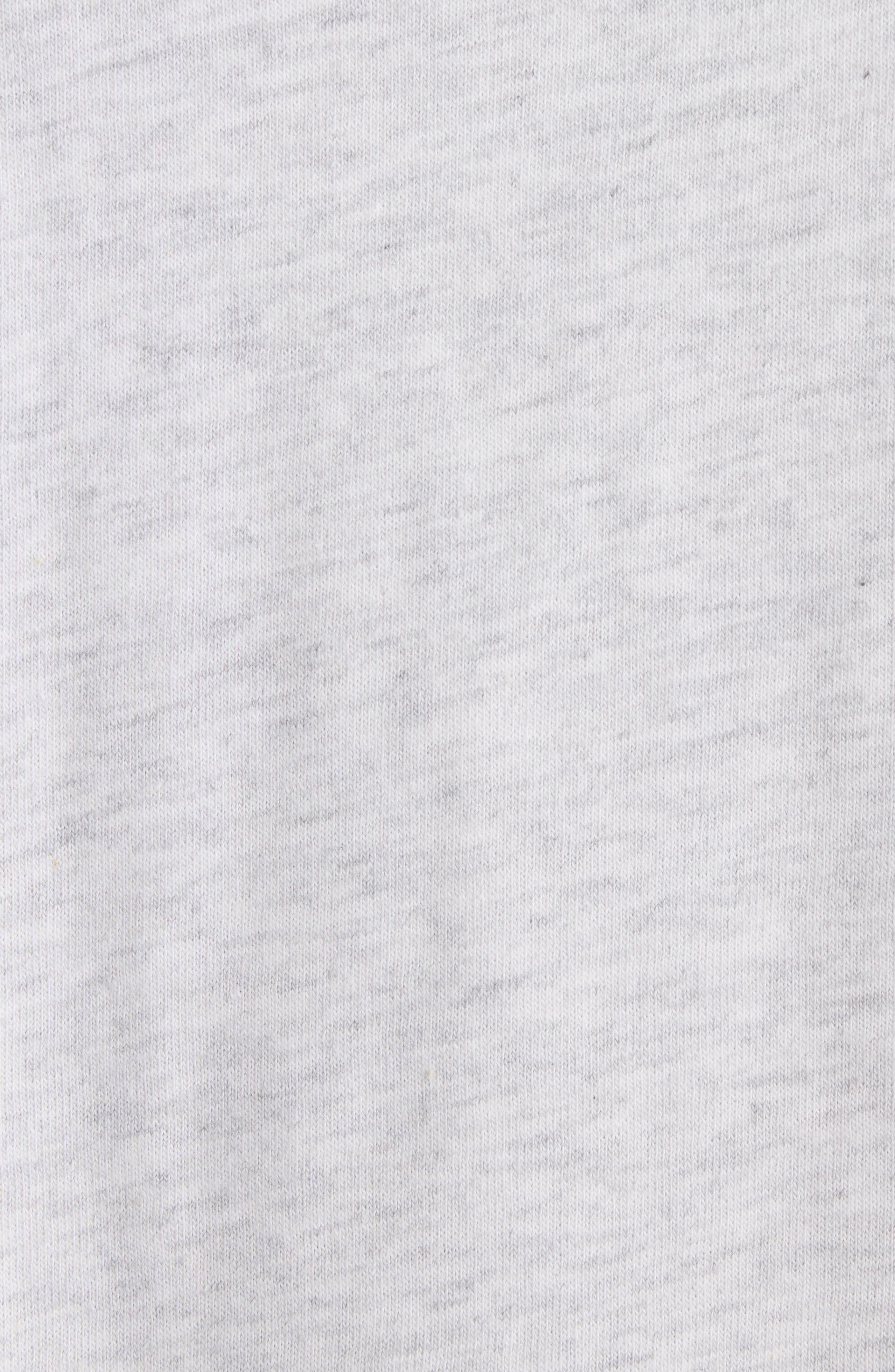 Acne Studios Eniko Bubble Hem Sweatshirt in Grey Melange at Nordstrom - 7