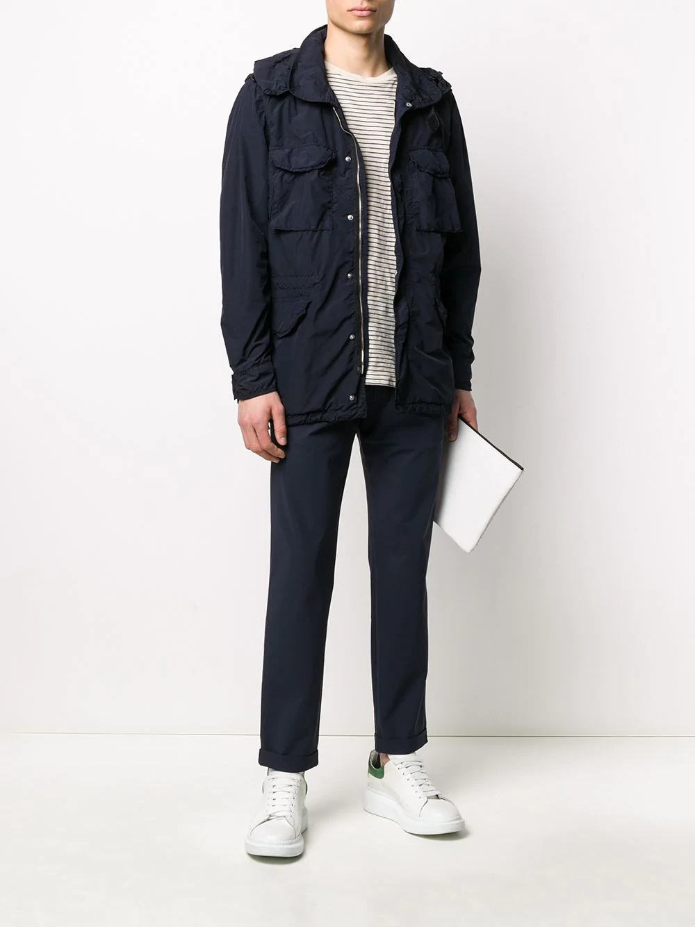 hooded zipped jacket - 2