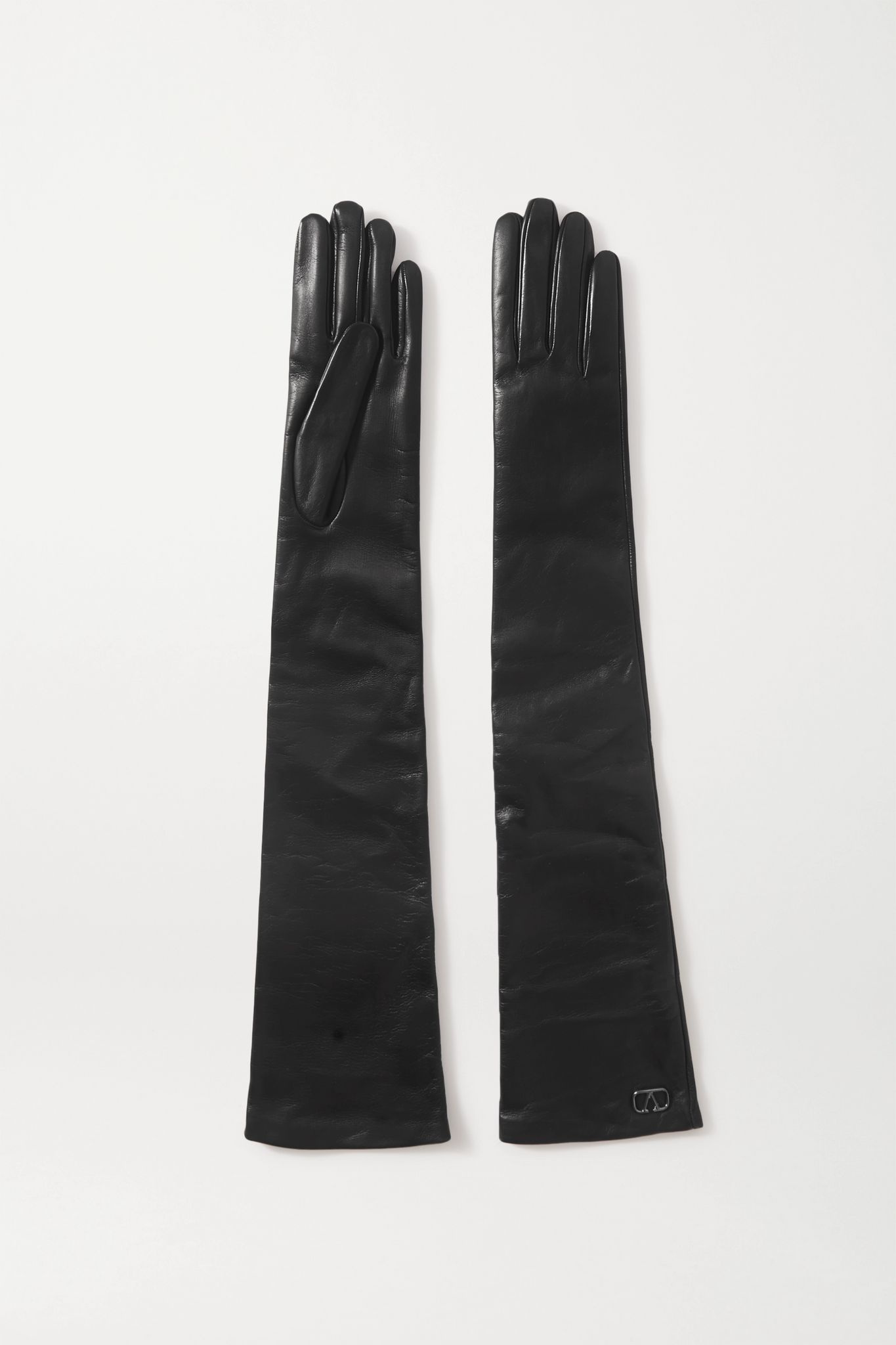 Valentino Garavani embellished leather gloves - 1