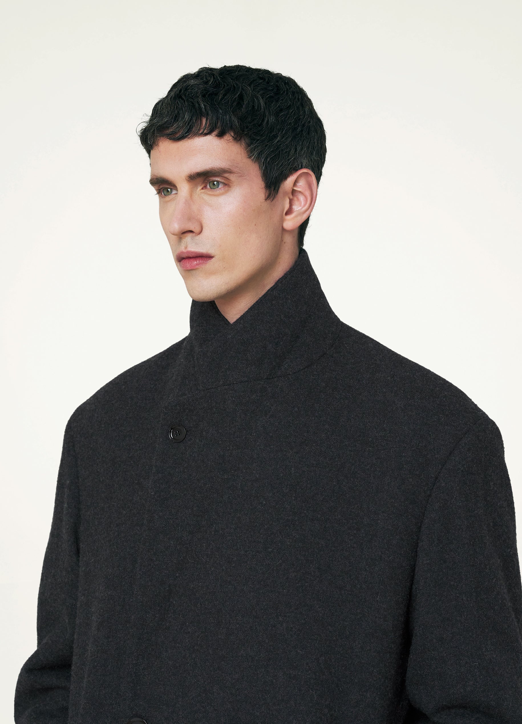 MAXI DOUBLE BREASTED COAT - 4