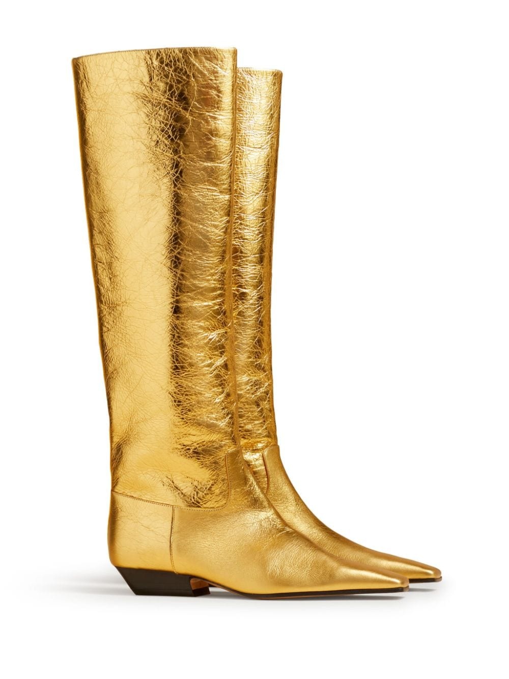 The Marfa metallic leather boots - 2