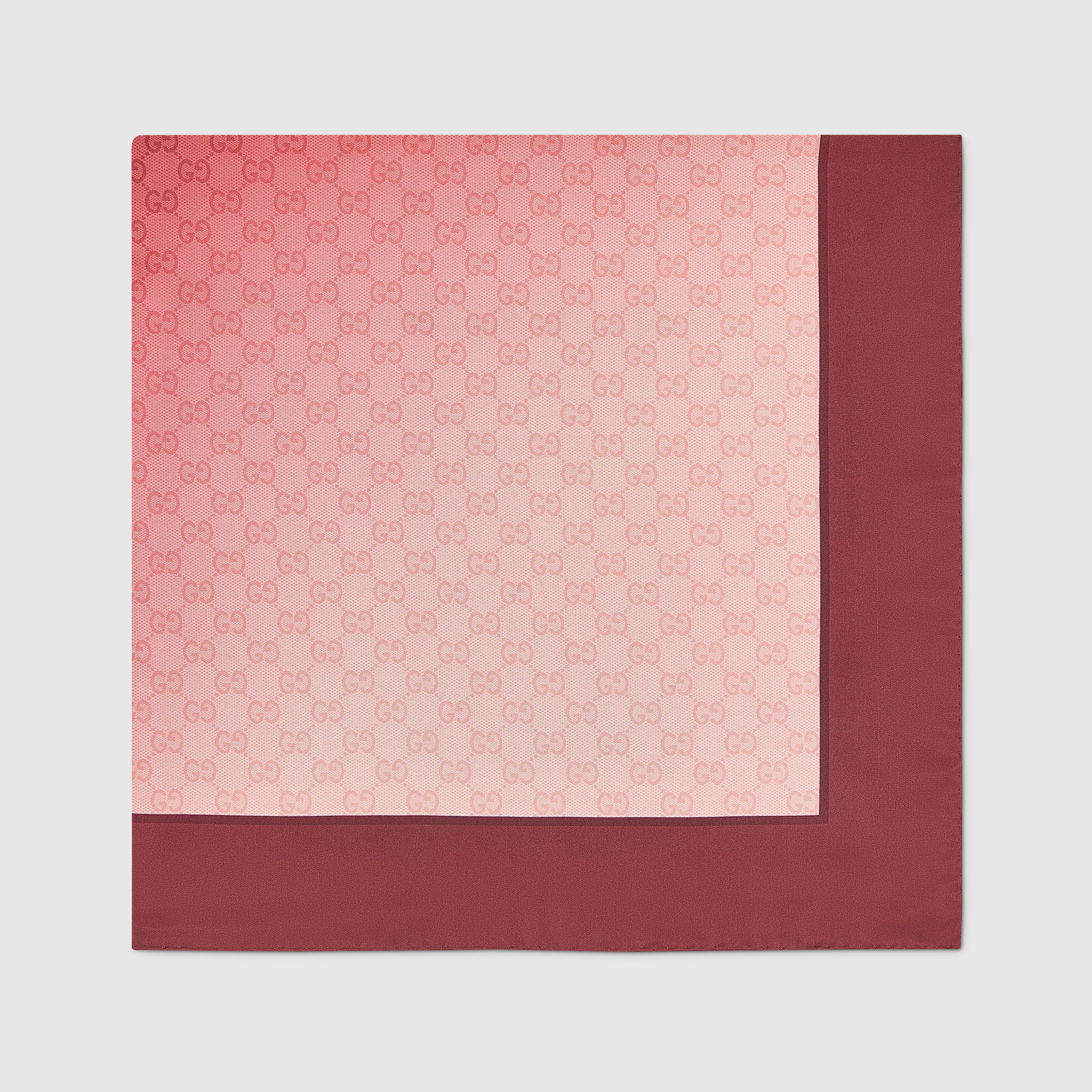 Printed silk twill carré - 2