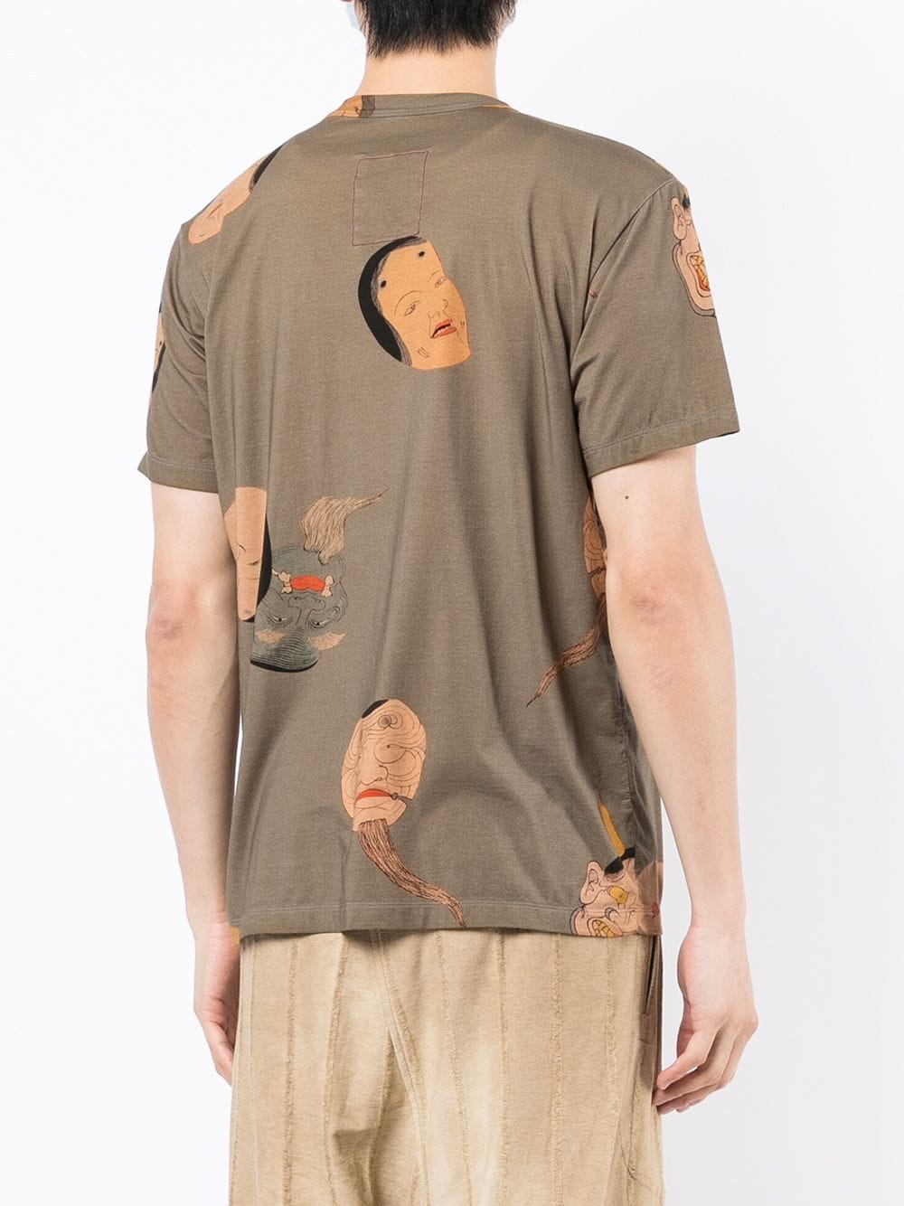 face-print T-shirt - 4