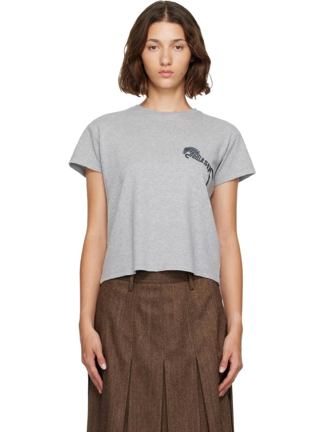 Gray Horse Logo T-Shirt - 1
