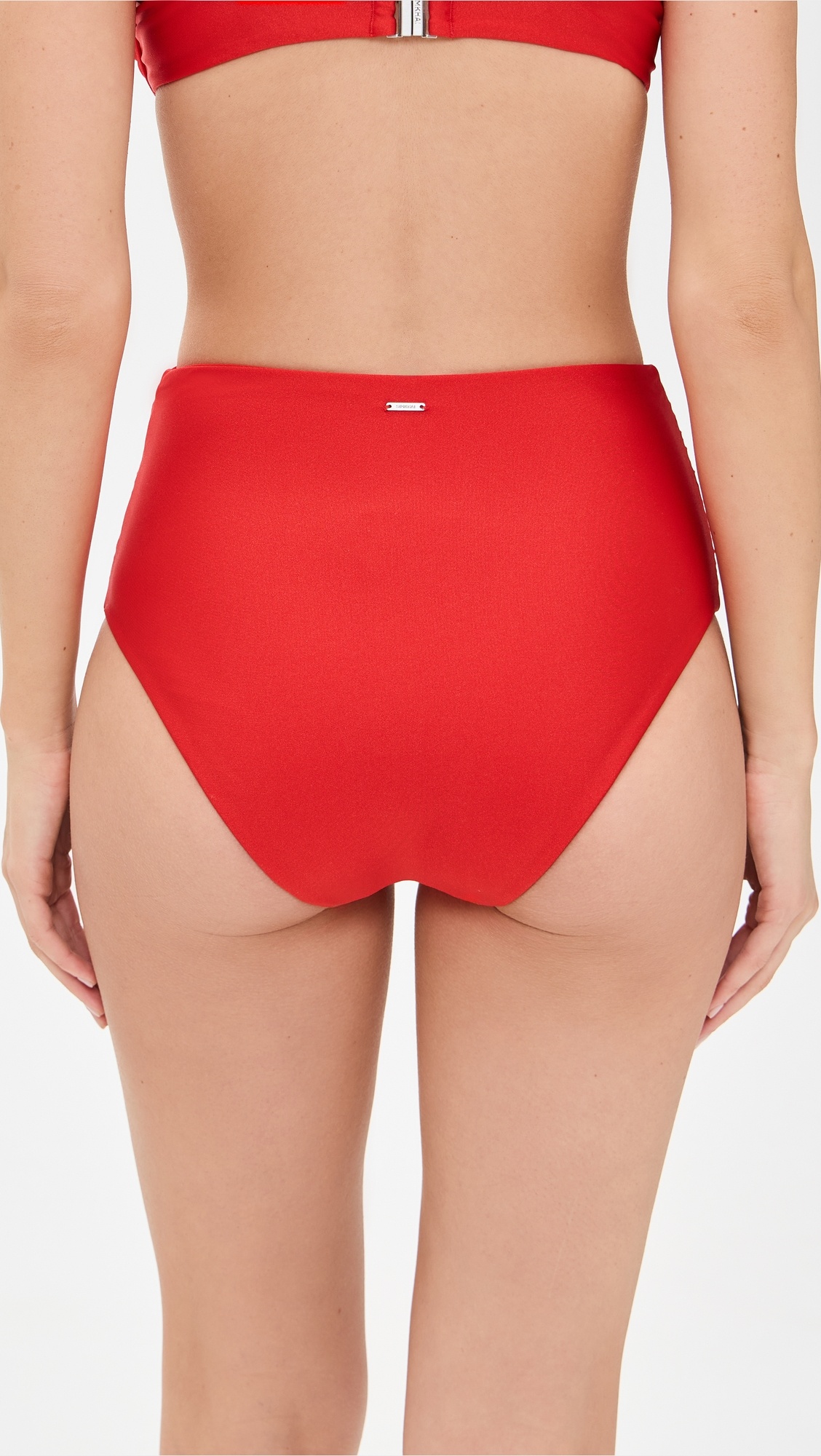 Teya High Waisted Ruched Bikini Bottoms - 2