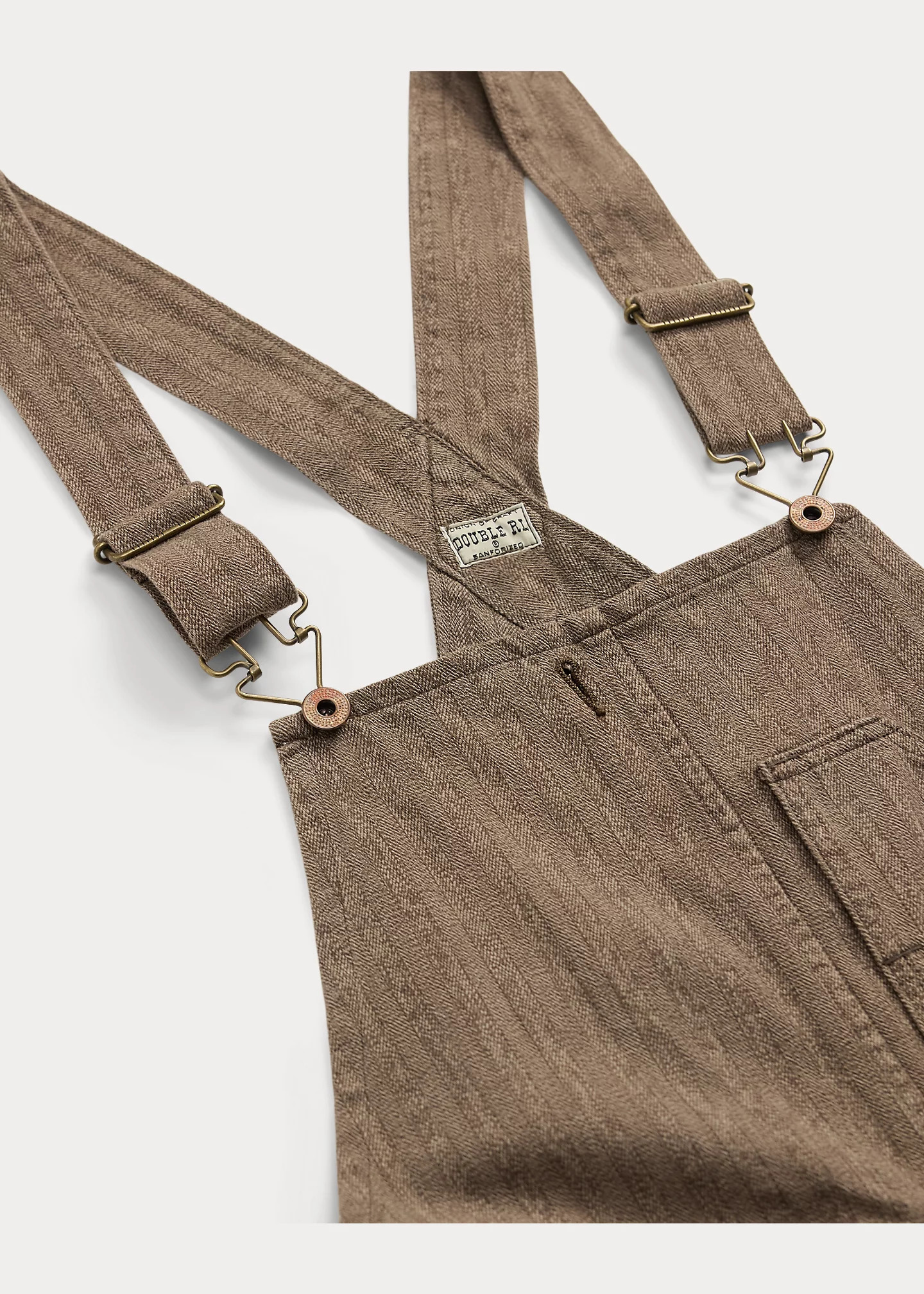 Striped Jaspé Herringbone Overall - 3