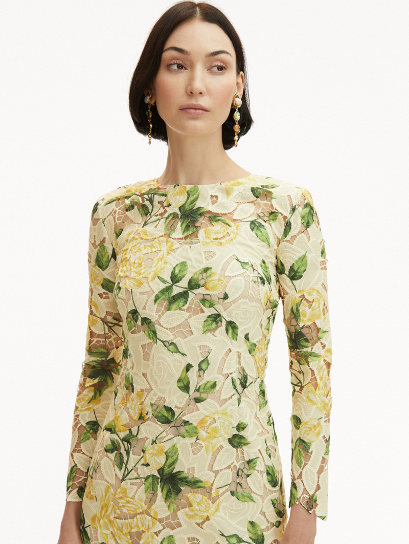 ENGLISH ROSE GUIPURE DRESS 5