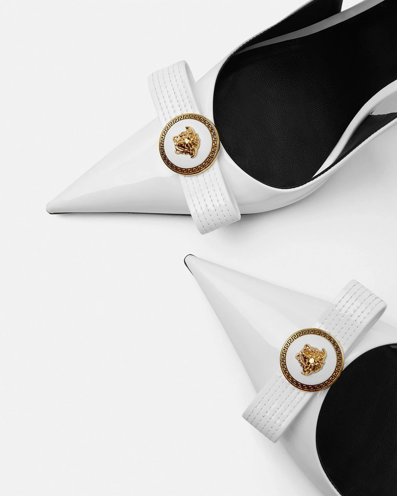 Gianni Ribbon Slingback Pumps 110 mm 6