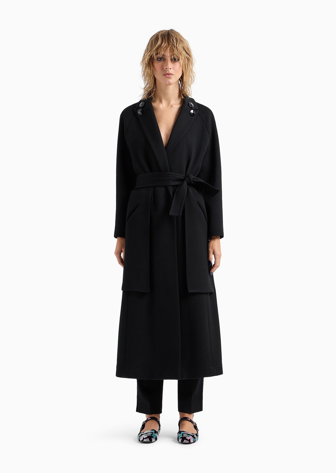 Long coat in double stretch wool - 2