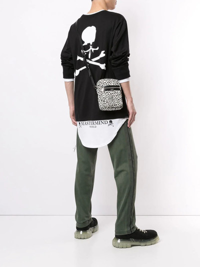 MASTERMIND WORLD shirt-hem long-sleeved T-shirt outlook