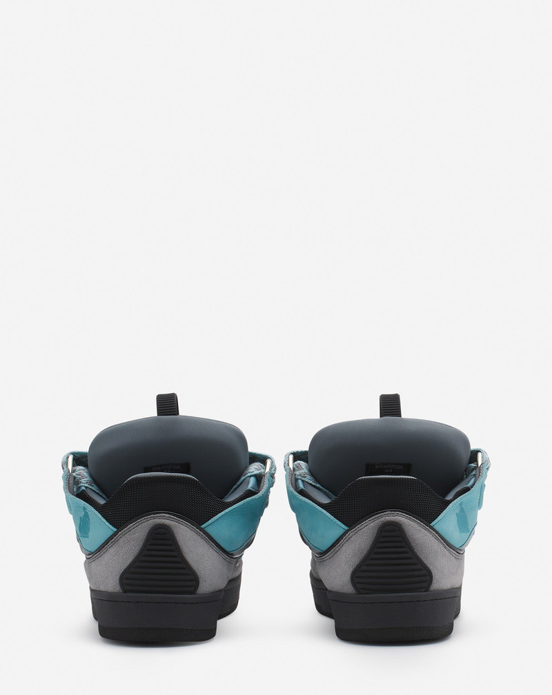 LEATHER CURB SNEAKERS 4