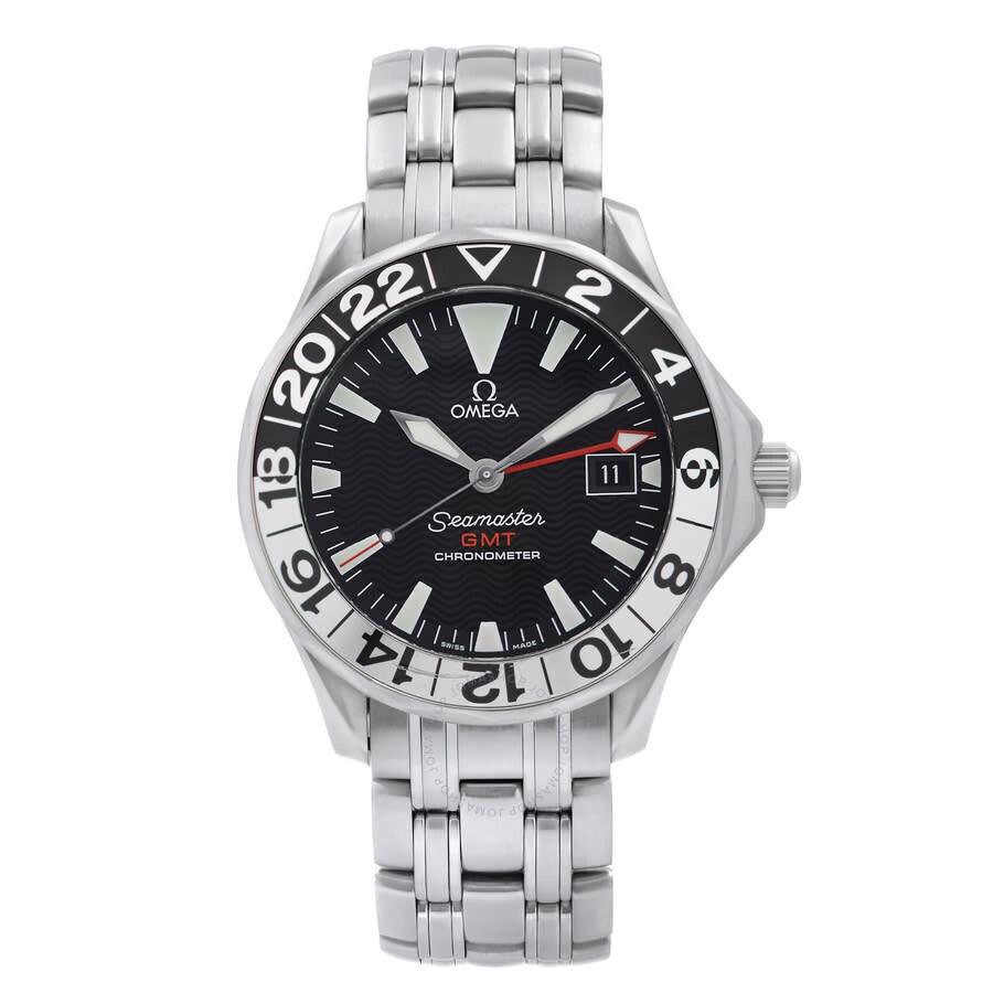 Pre-owned Omega Seamaster Professional GMT Automatic Chronometer Black Dial Men's Watch 2234.50 - 1