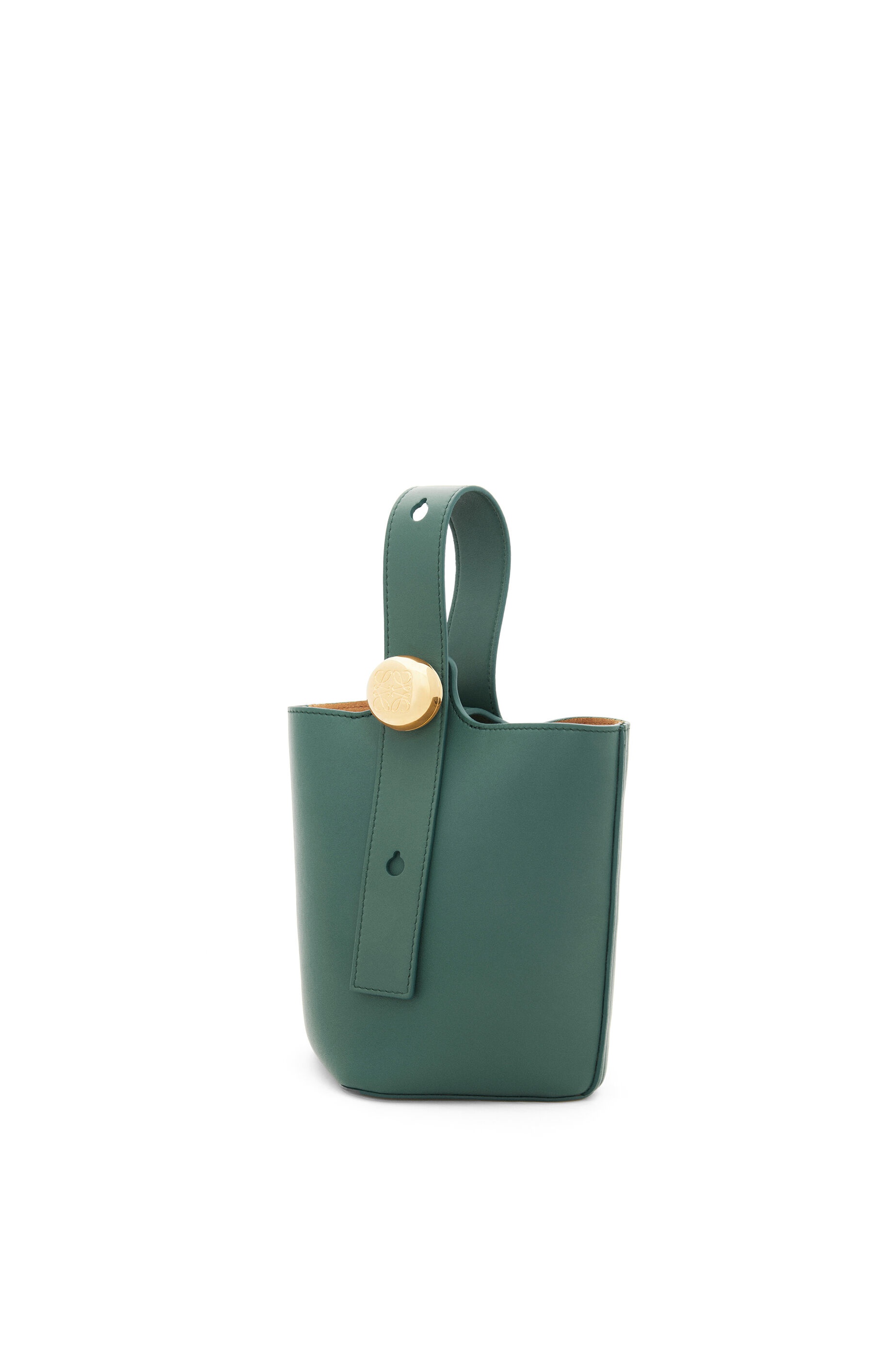 Mini Pebble bucket in smooth calfskin - 2
