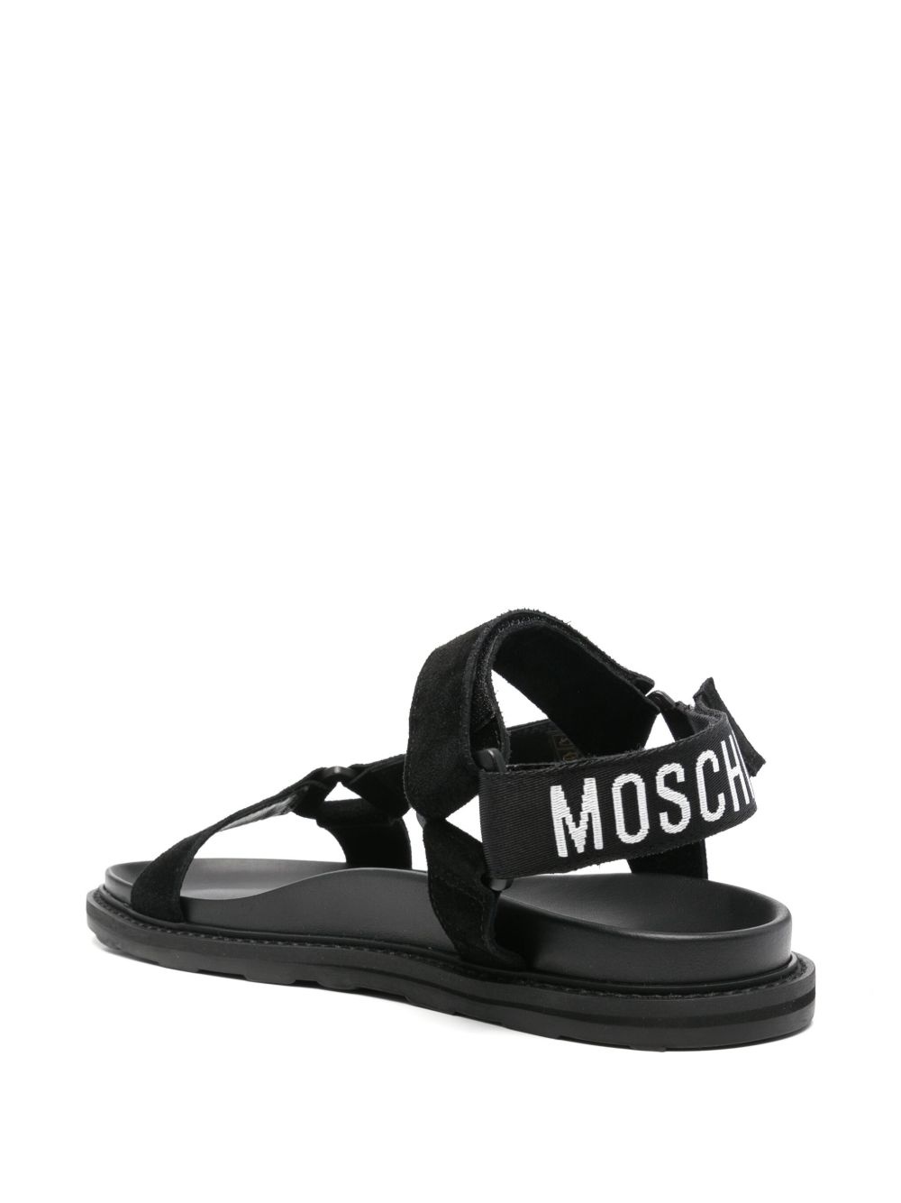 logo-jacquard sandals - 3