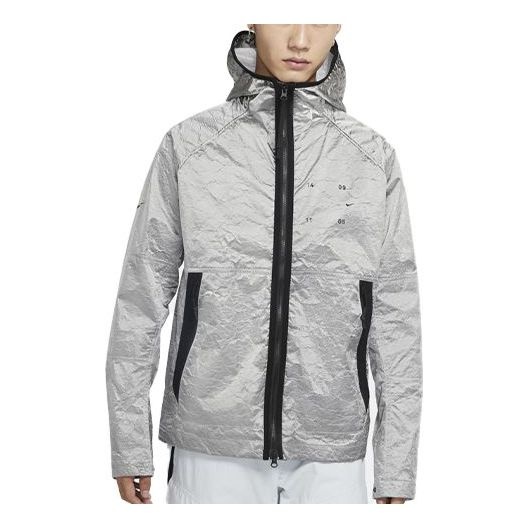 Nike Nsw tech pack Woven Hooded Jacket Silver CU3759-095 - 1