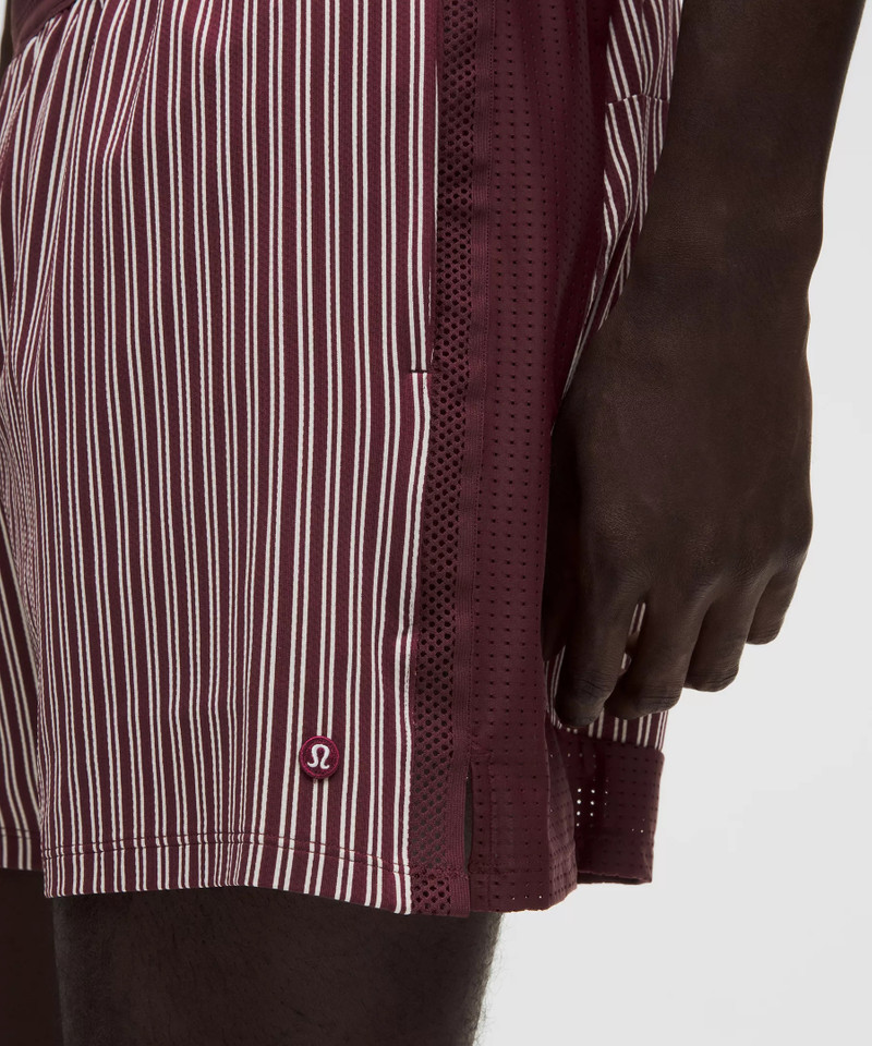 Mesh-Panelled Tennis Short 5" 7