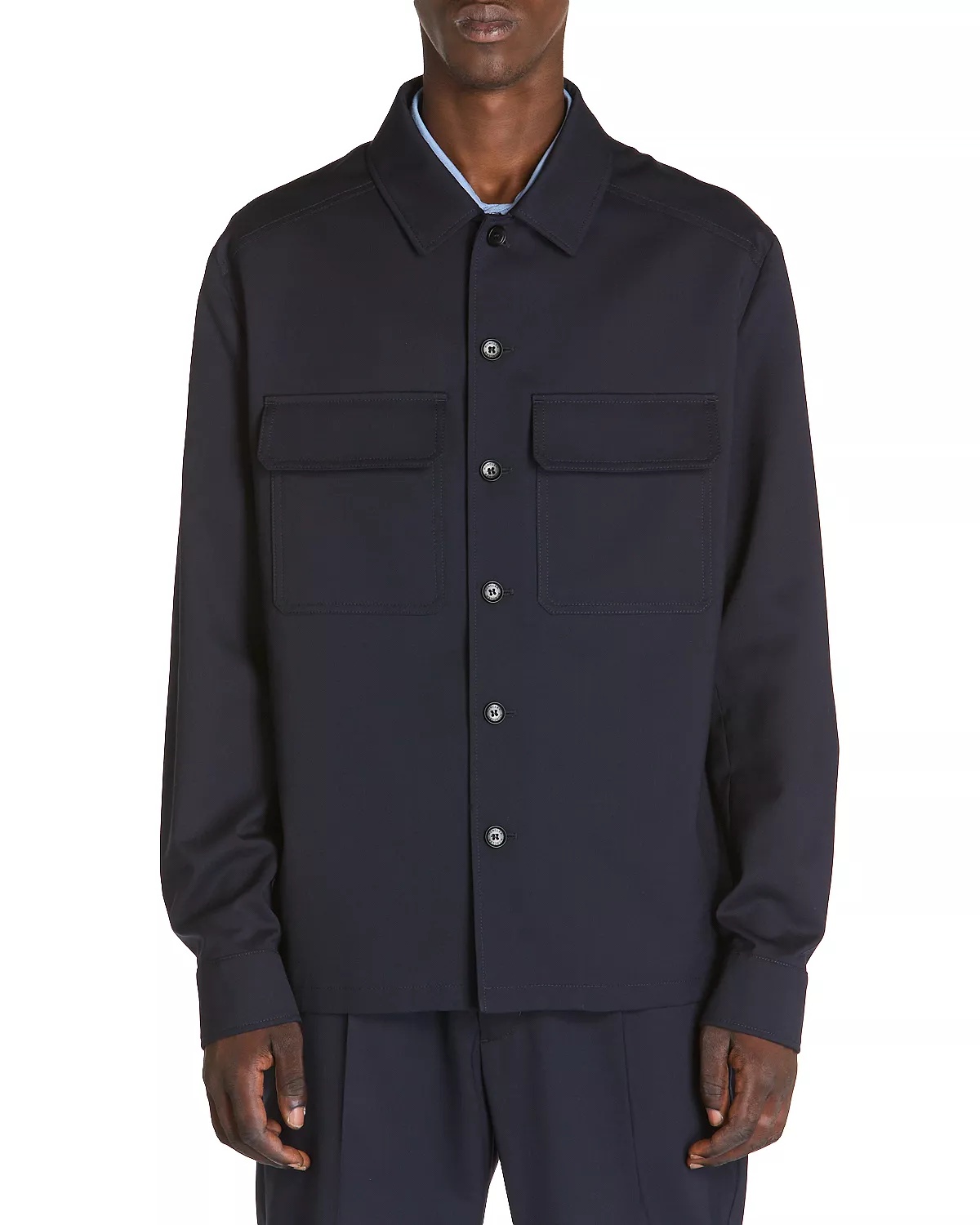 Wool Blend Shirt - 1