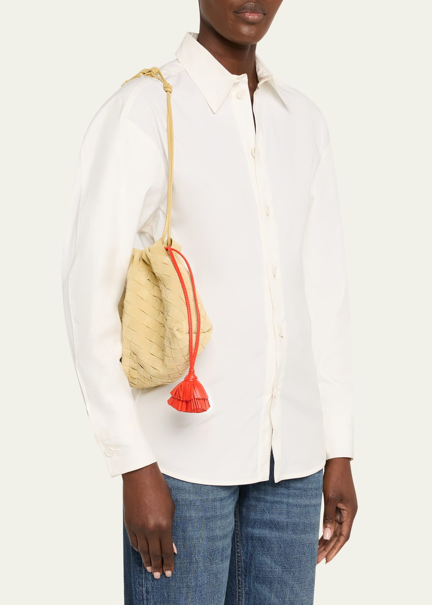 Soiree Dustbag Suede Pouch Bag - 2