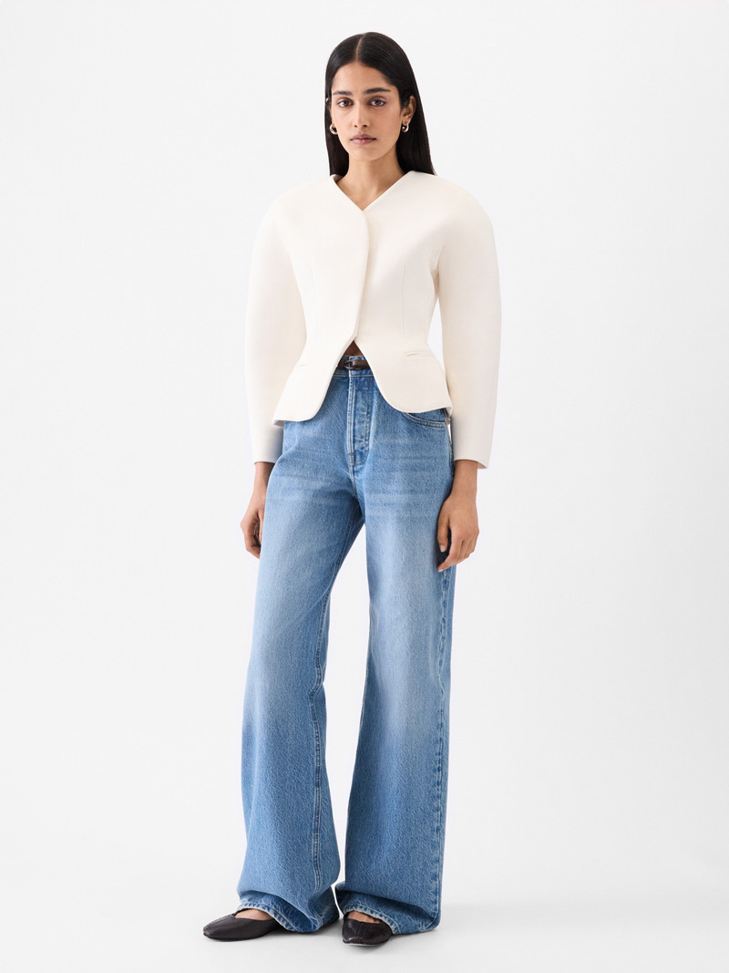 JACQUEMUS The wide de-Nîmes denim pants outlook