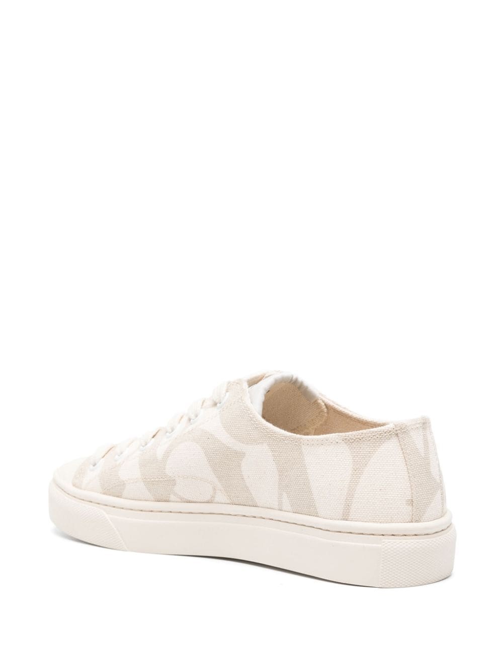 Orb-print canvas sneakers - 3