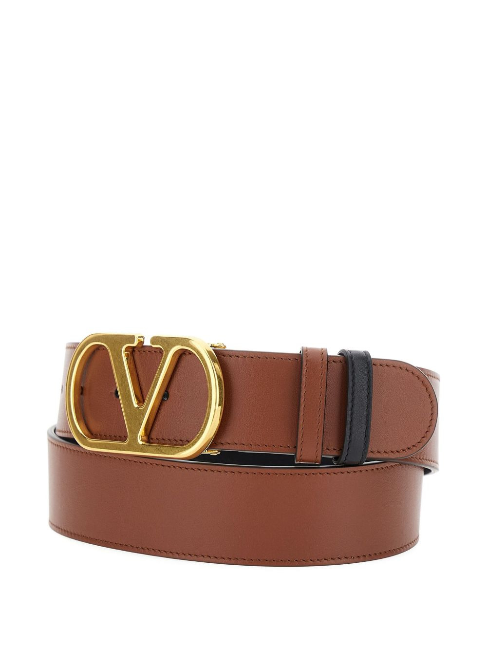 reversible leather belt - 3