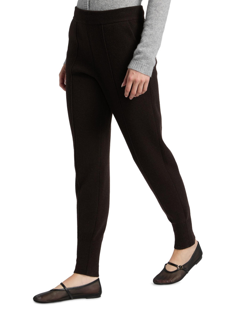 Women's Capsule Aila Cashmere Trousers - Dark Oak 4