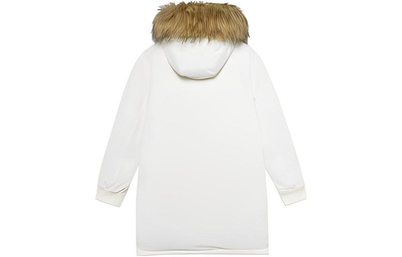 New Balance (WMNS) New Balance Warm Long Down Jacket 'White' AWJ23345-CRM outlook