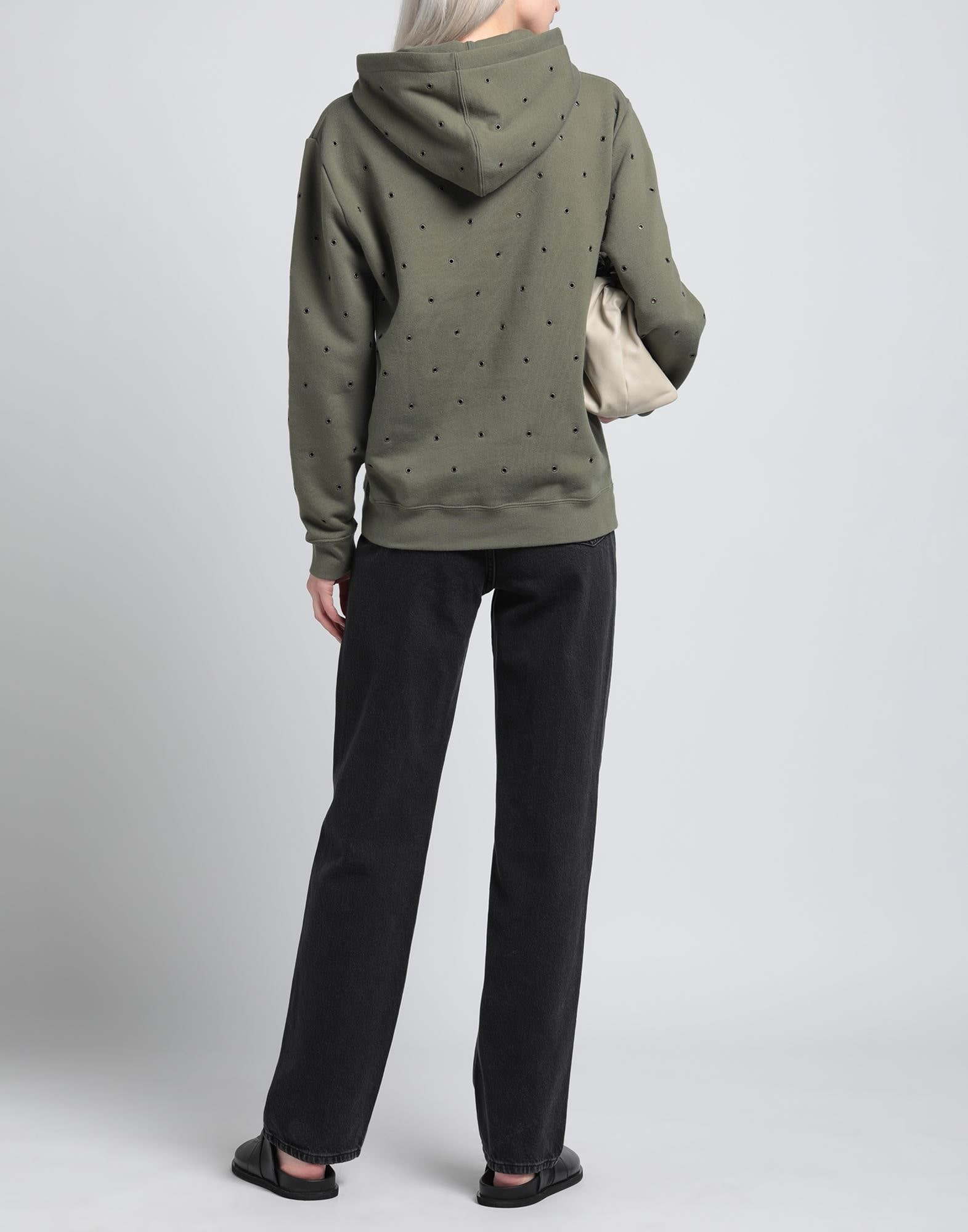 Military green Women's Hooded Sweatshirt - 3