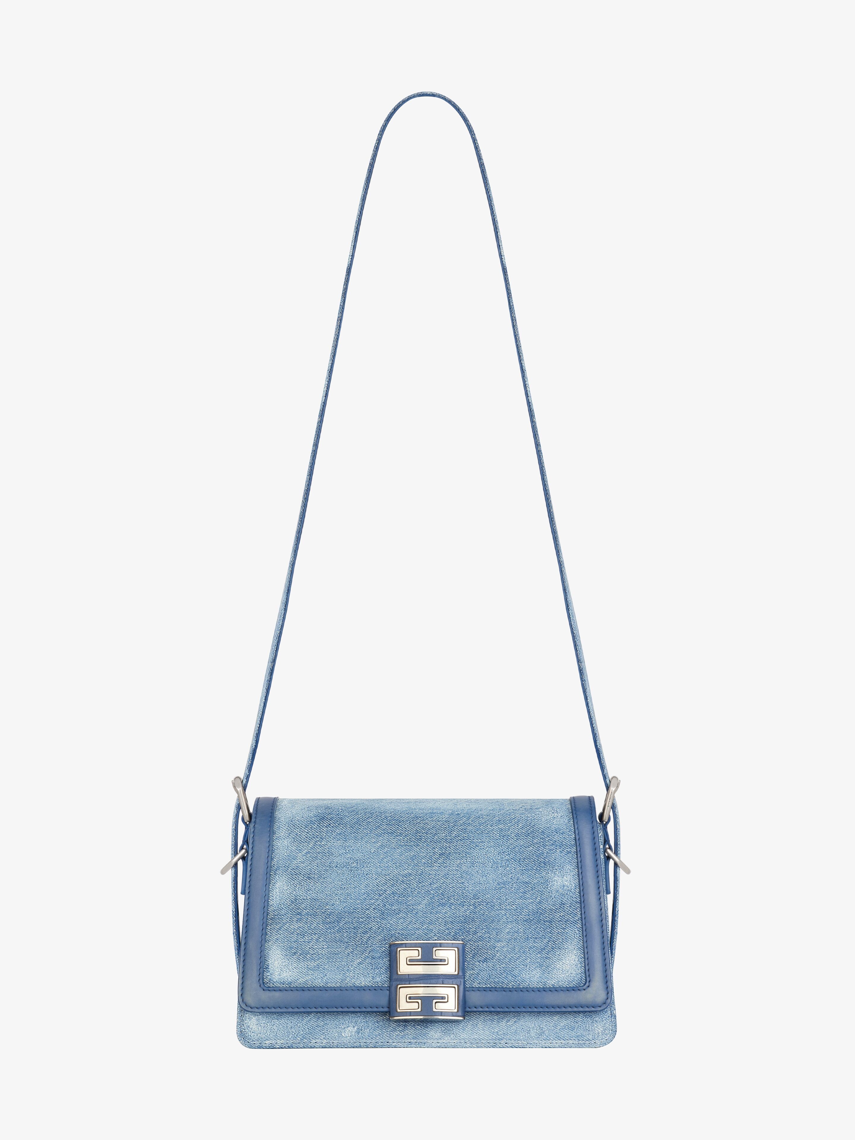 MEDIUM 4G CROSSBODY BAG IN DENIM - 3