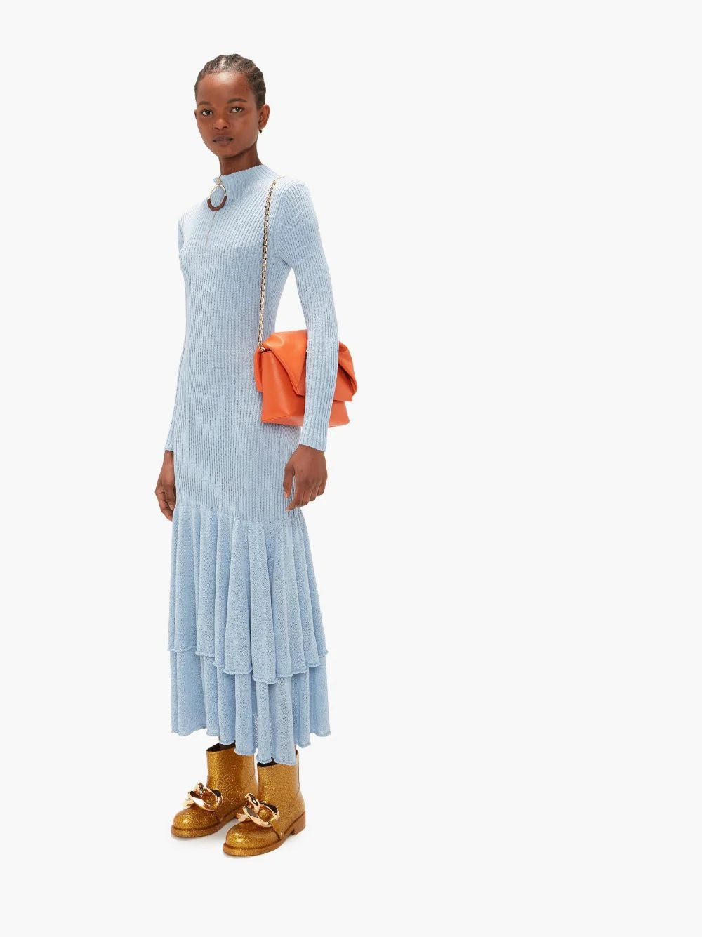 FLARED HEM RING PULLER DRESS - 3