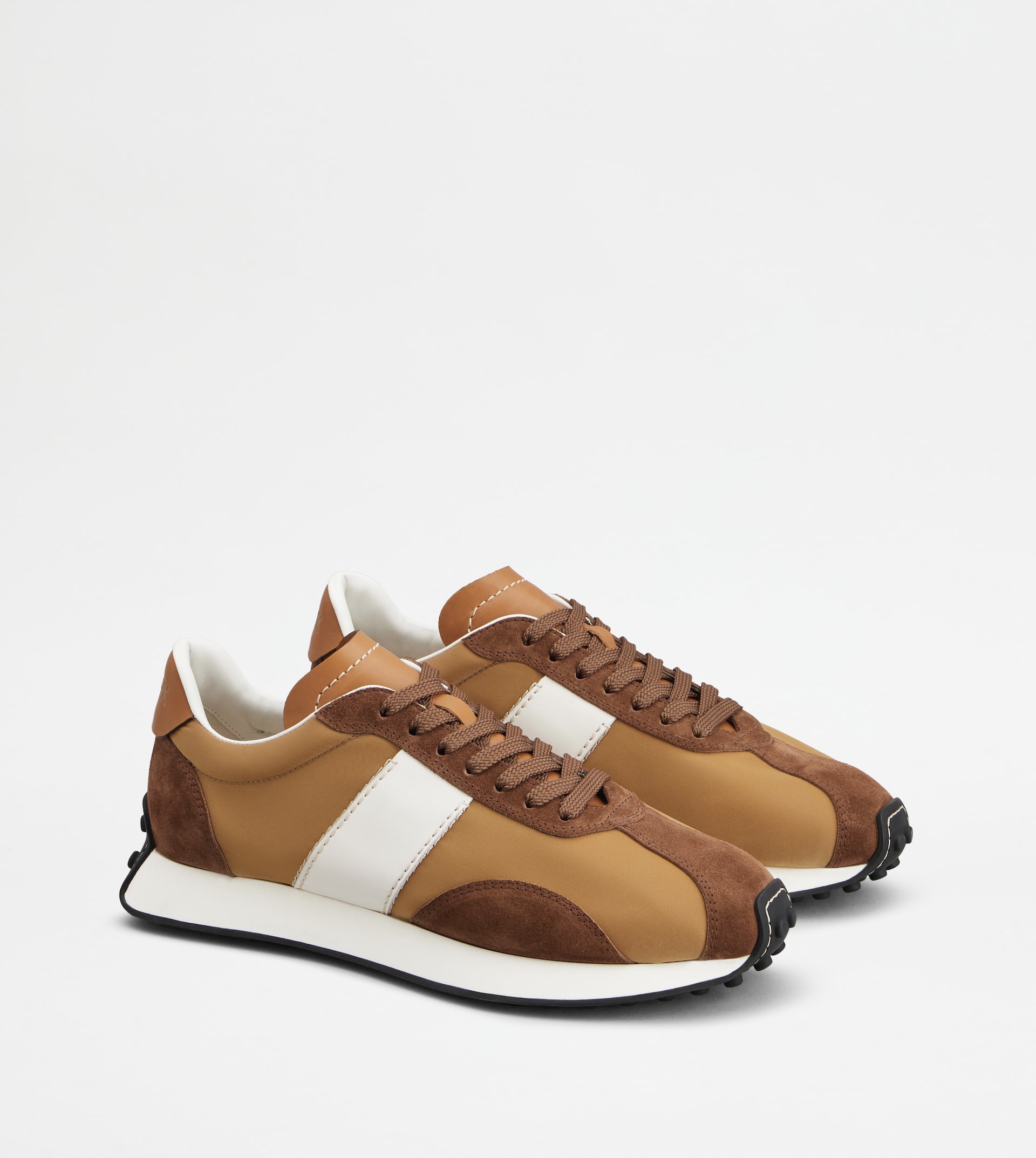 T VINTAGE SNEAKERS TOD'S•X CAPSULE COLLECTION - BROWN, BEIGE, WHITE - 2