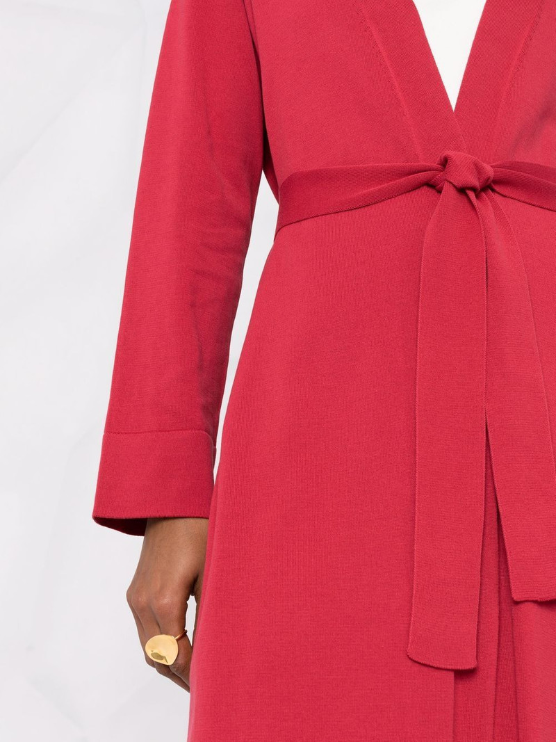 belted cotton cardigan 5