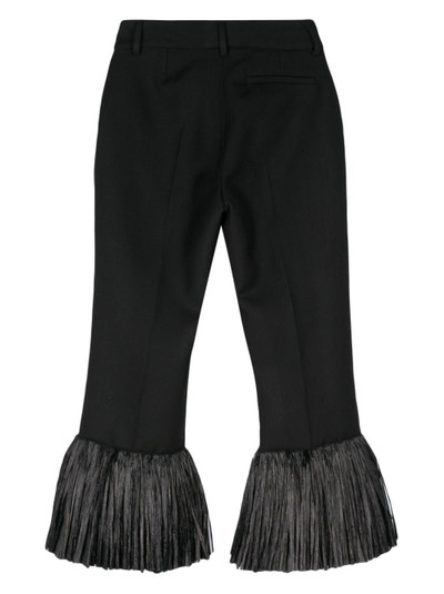 WALES BONNER Harmony fringed trousers outlook