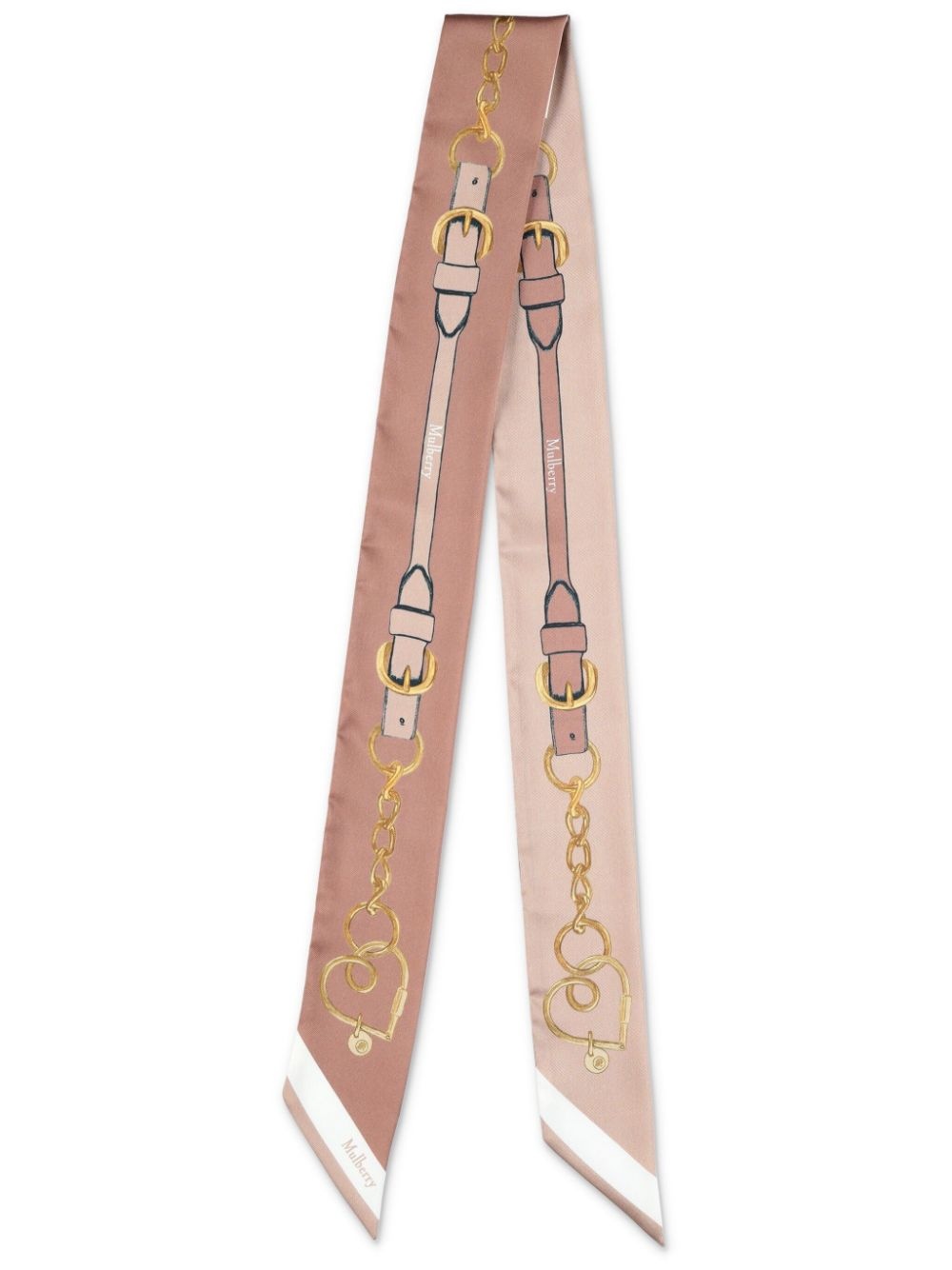 Heritage Chain Strap-print scarf - 1