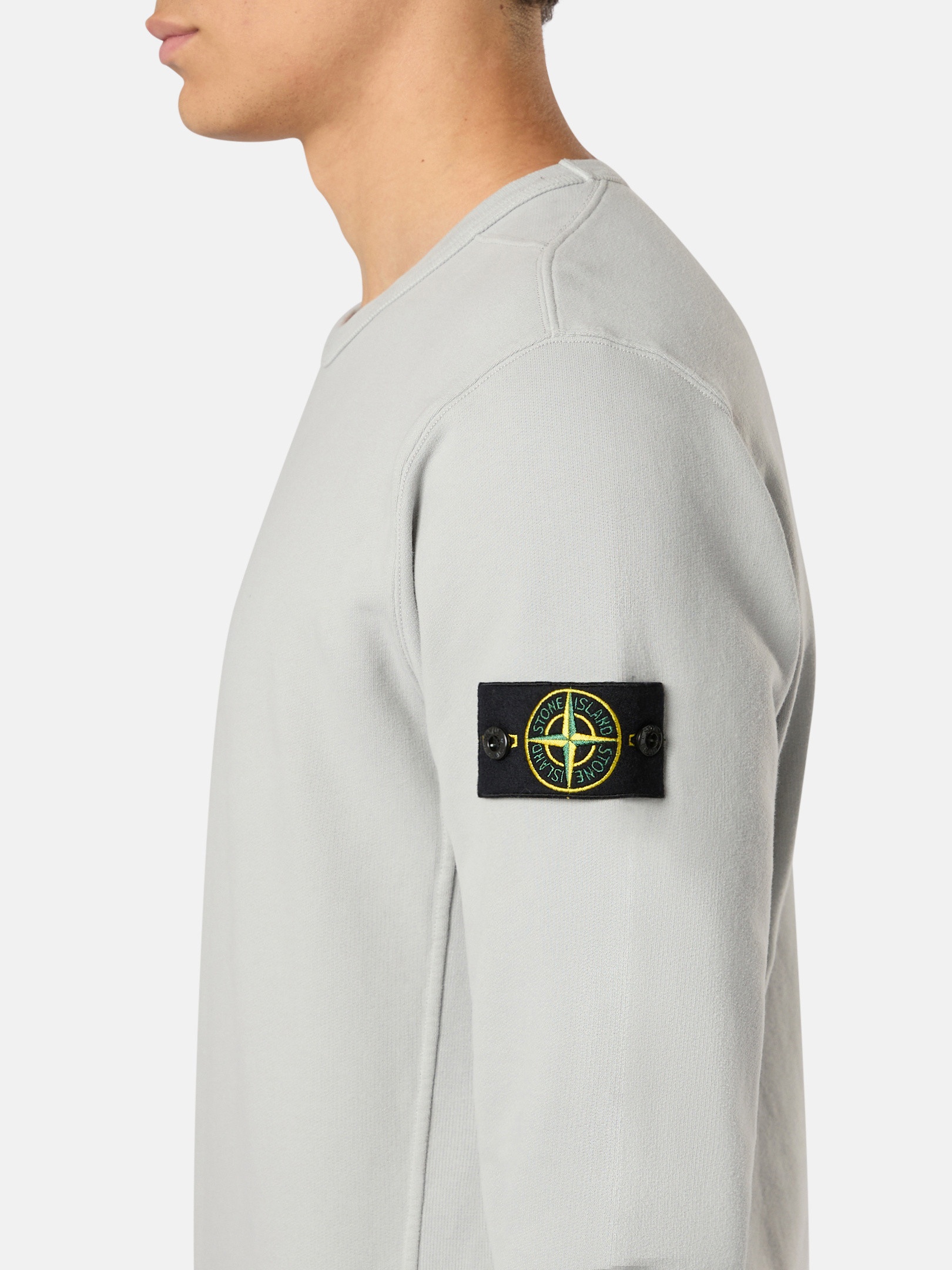 STONE ｜ (62420 Brushed Cotton Fleece Crewneck Swe Stone Island 62420 Brushed Organic Cotton Fleece Crewneck
