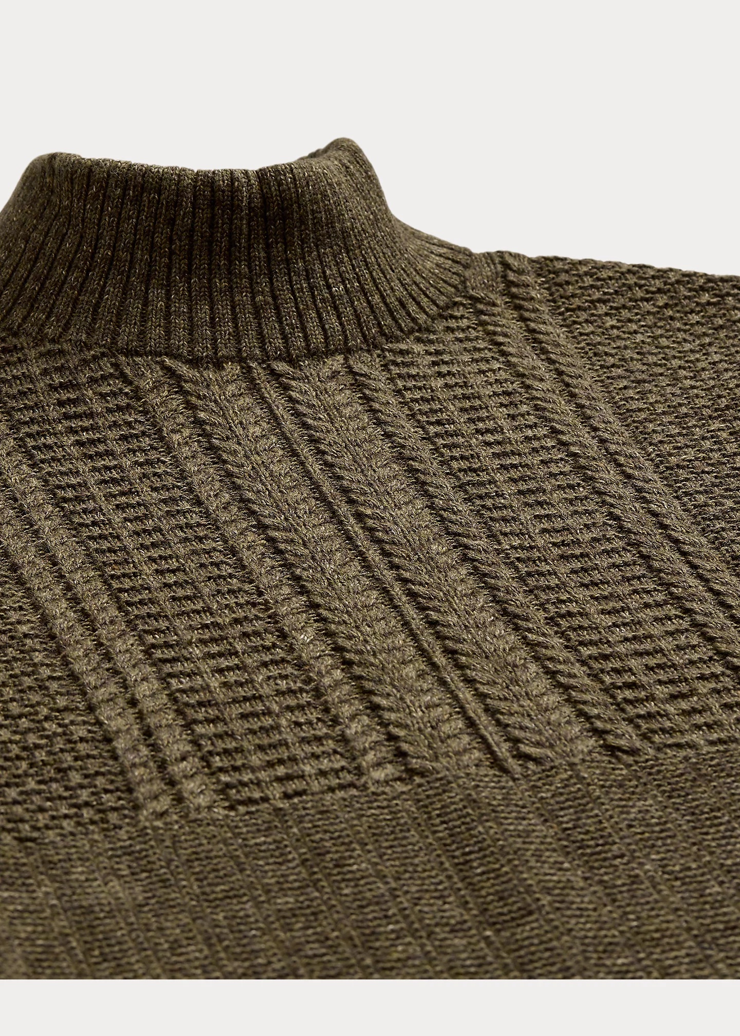 Cotton Mockneck Sweater - 4