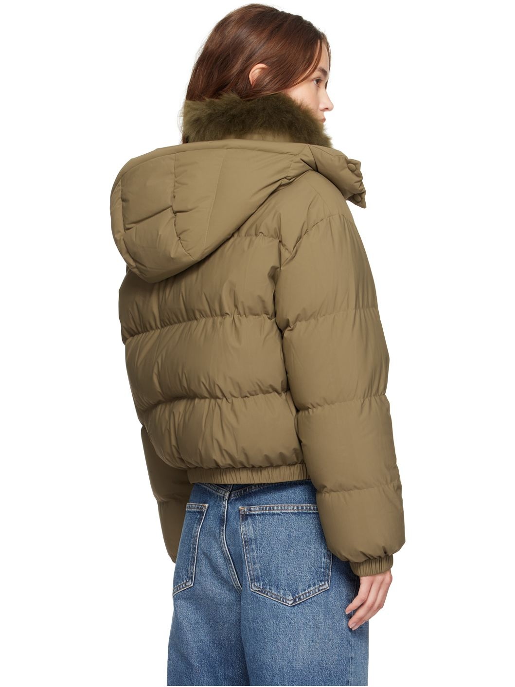 Green Short Down Jacket - 3