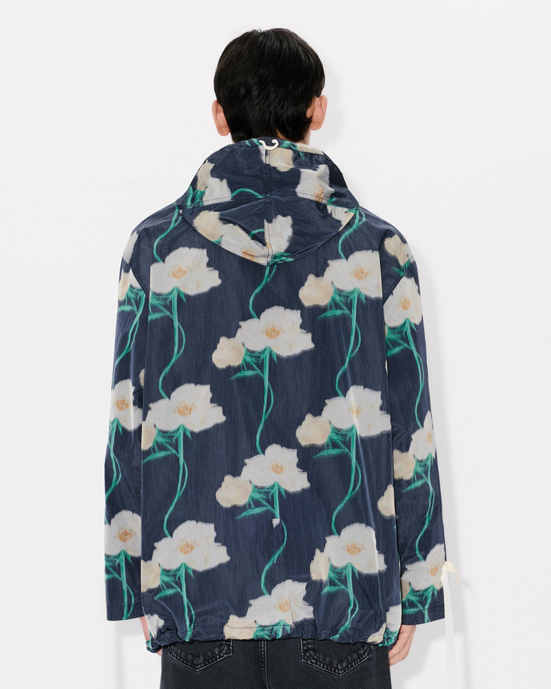 'KENZO Archive Rose' military parka in technical taffeta 4
