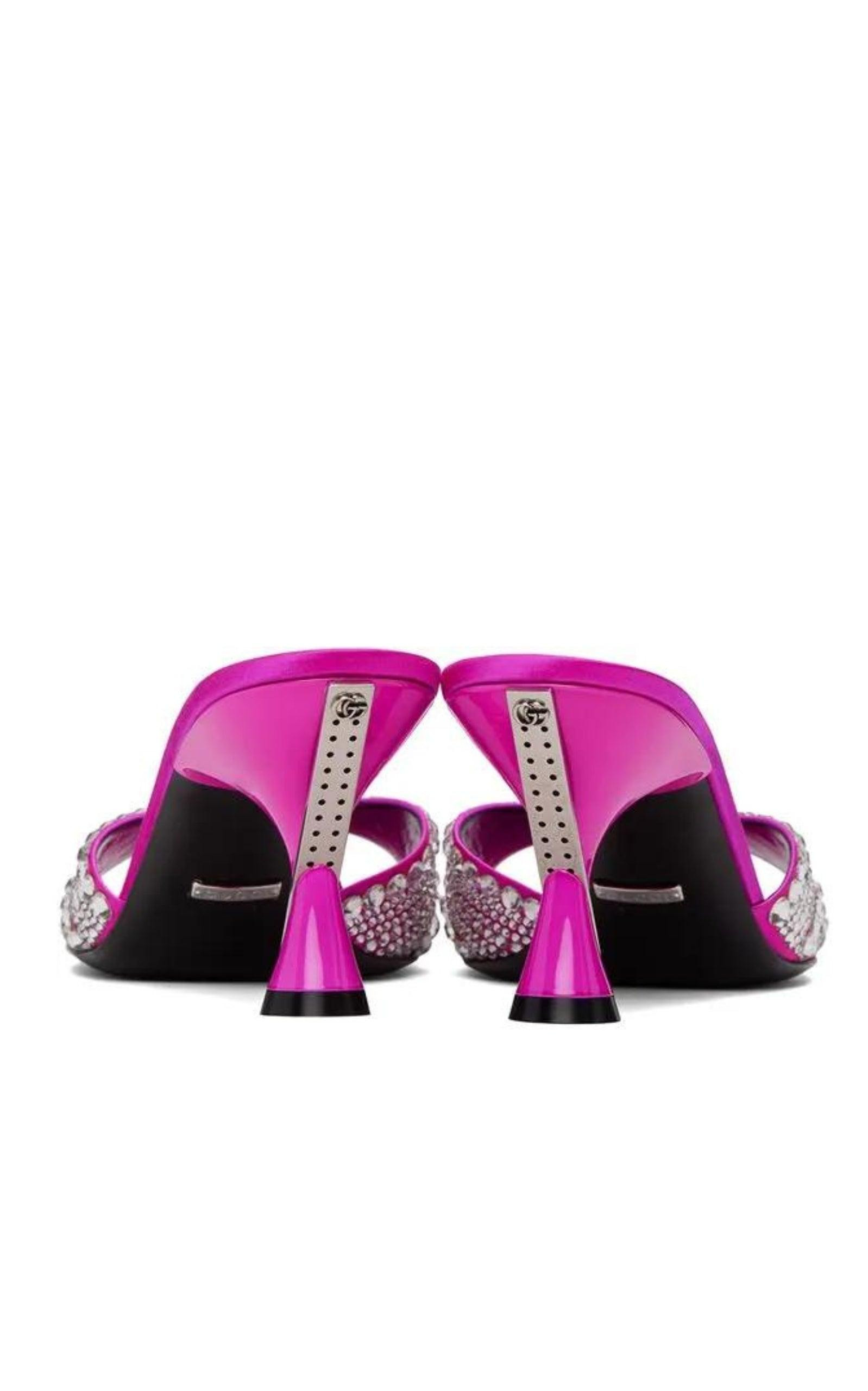 Pink Galactica Heeled Sandals - 5