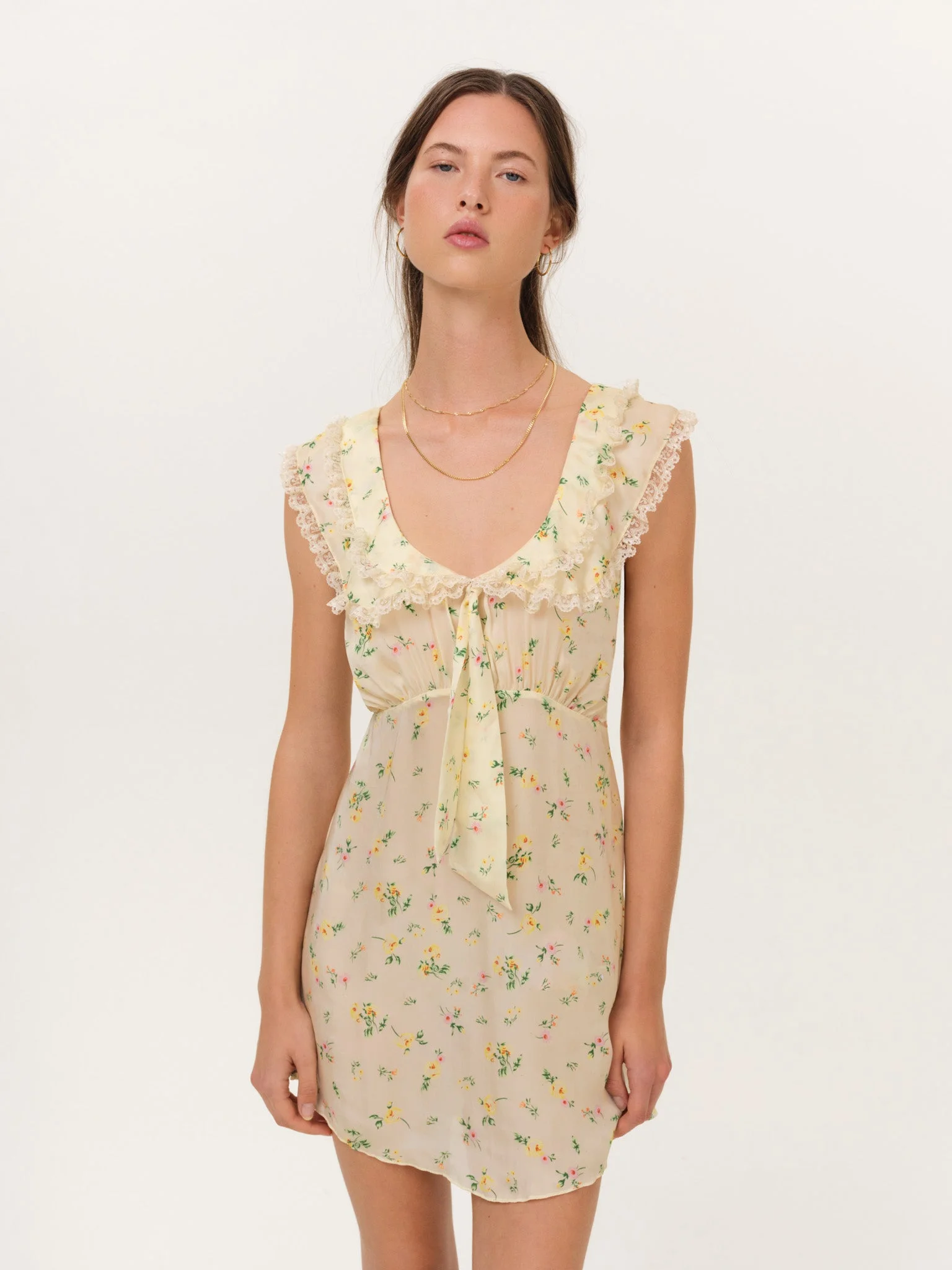 Liam Floral Mini Dress - 1