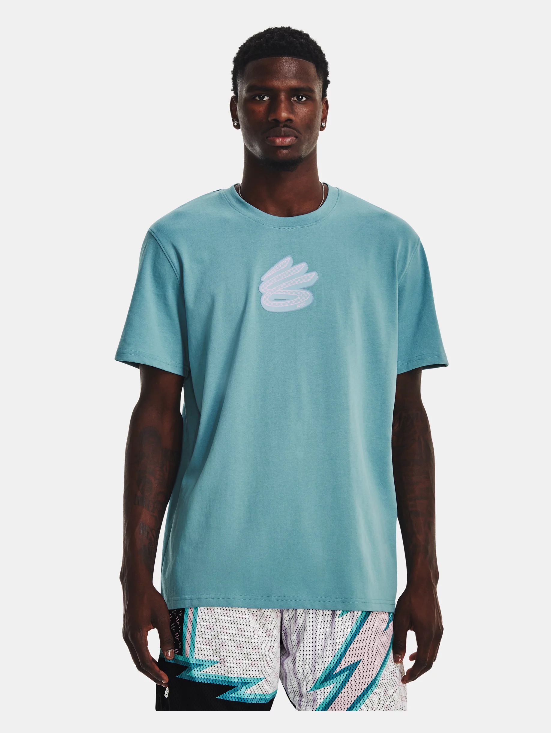 Men's Curry Logo Heavyweight Short Sleeve - 7