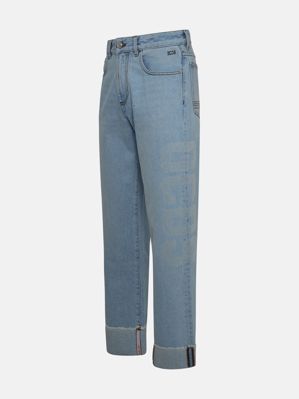 Light blue cotton jeans - 2