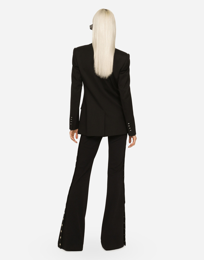 Full Milano pants with buttons down the side 3